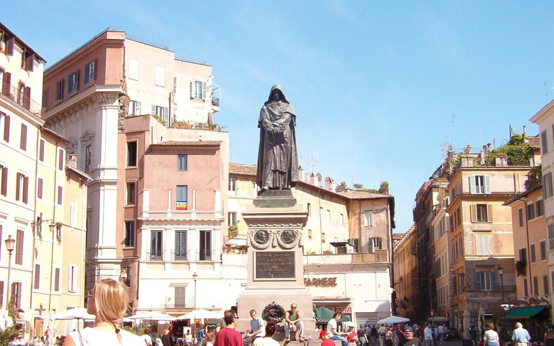 Za co został spalony na stosie Giordano Bruno?